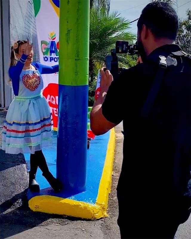 Cobertura em vídeo de ação promocional